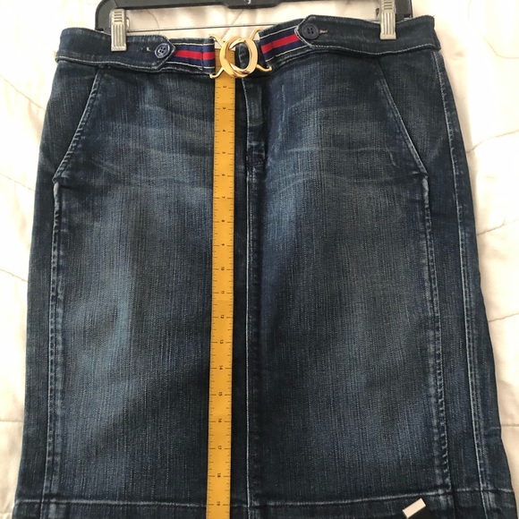 Vintage 7 for all Mankind Denim Skirt - Picture 8 of 10